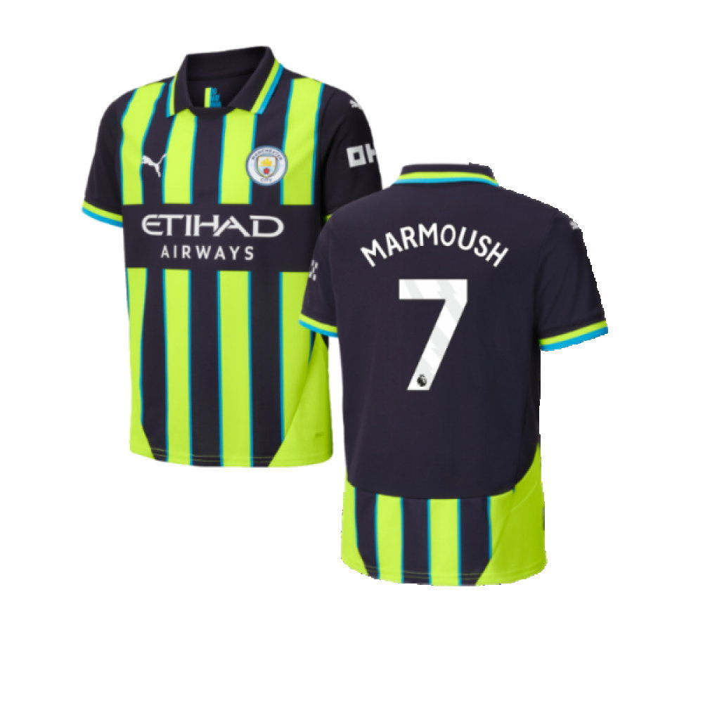 2024-2025 Man City Away Shirt (Kids) (Marmoush 7)_0