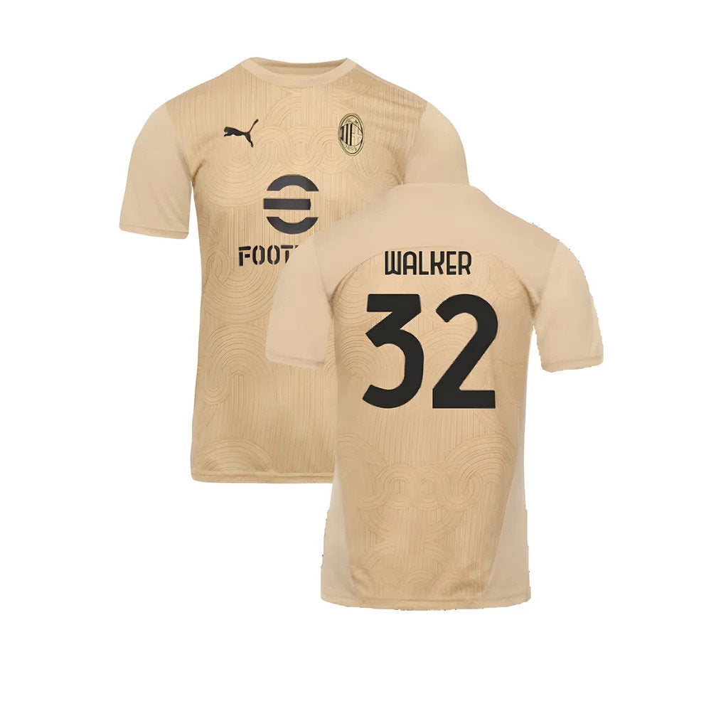 2024-2025 AC Milan Pre-Match Shirt (Putty) (Walker 32)_0