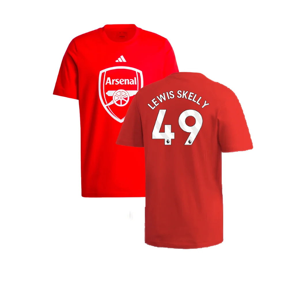 2024-2025 Arsenal DNA Graphic Tee (Red) (Lewis Skelly 49)_0