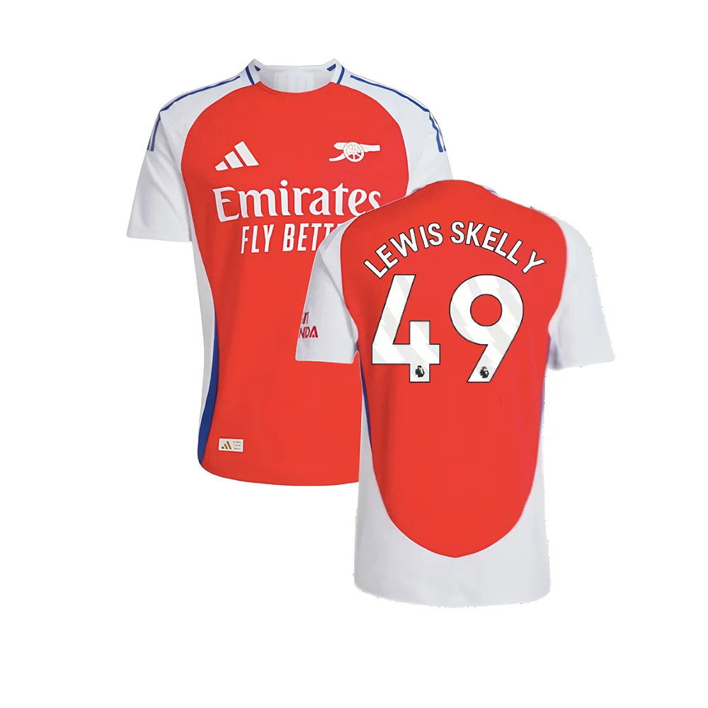 2024-2025 Arsenal Authentic Home Shirt (Lewis Skelly 49)_0
