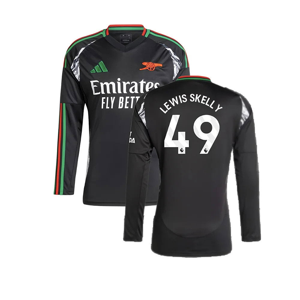 2024-2025 Arsenal Away Long Sleeve Shirt (Lewis Skelly 49)_0