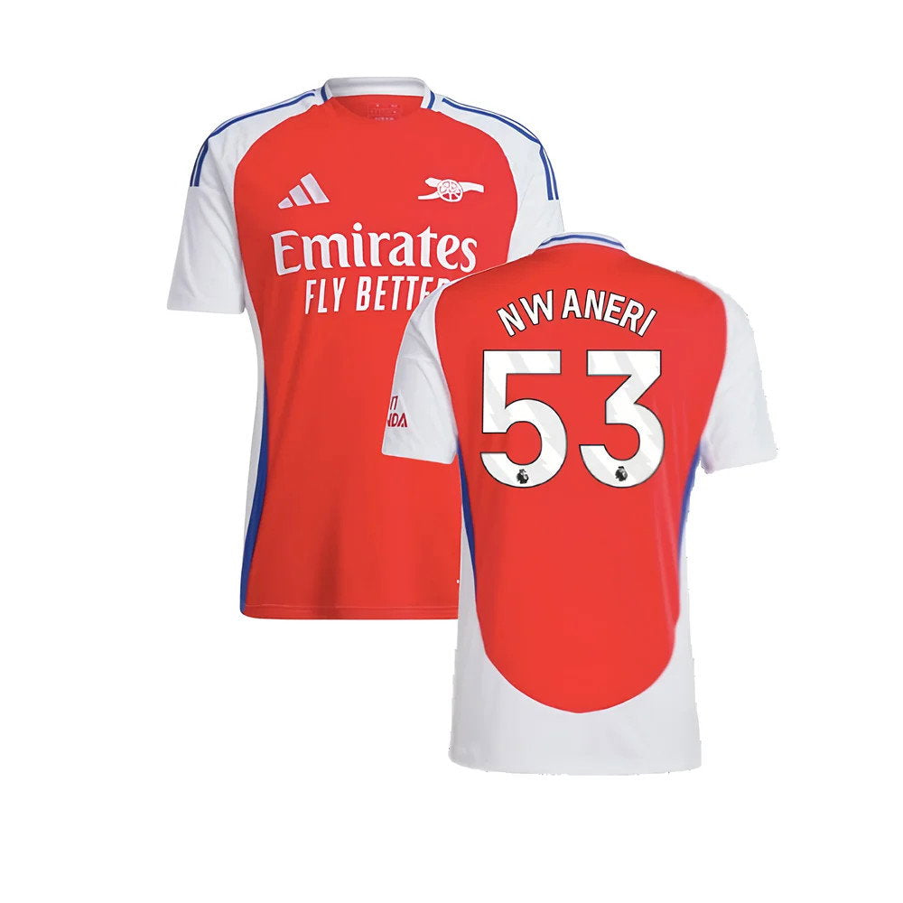 2024-2025 Arsenal Home Shirt (Nwaneri 53)_0
