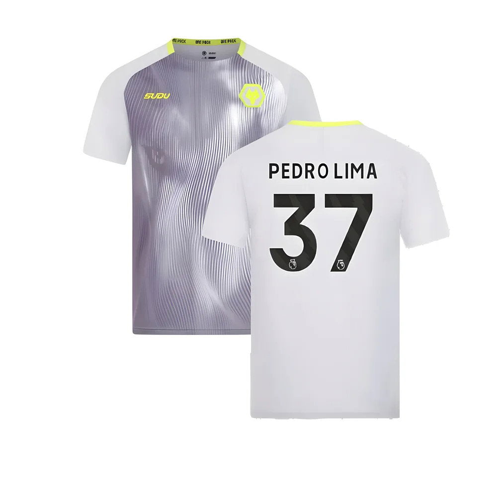 2024-2025 Wolves Players Training Shirt (Grey) (Pedro Lima 37)_0