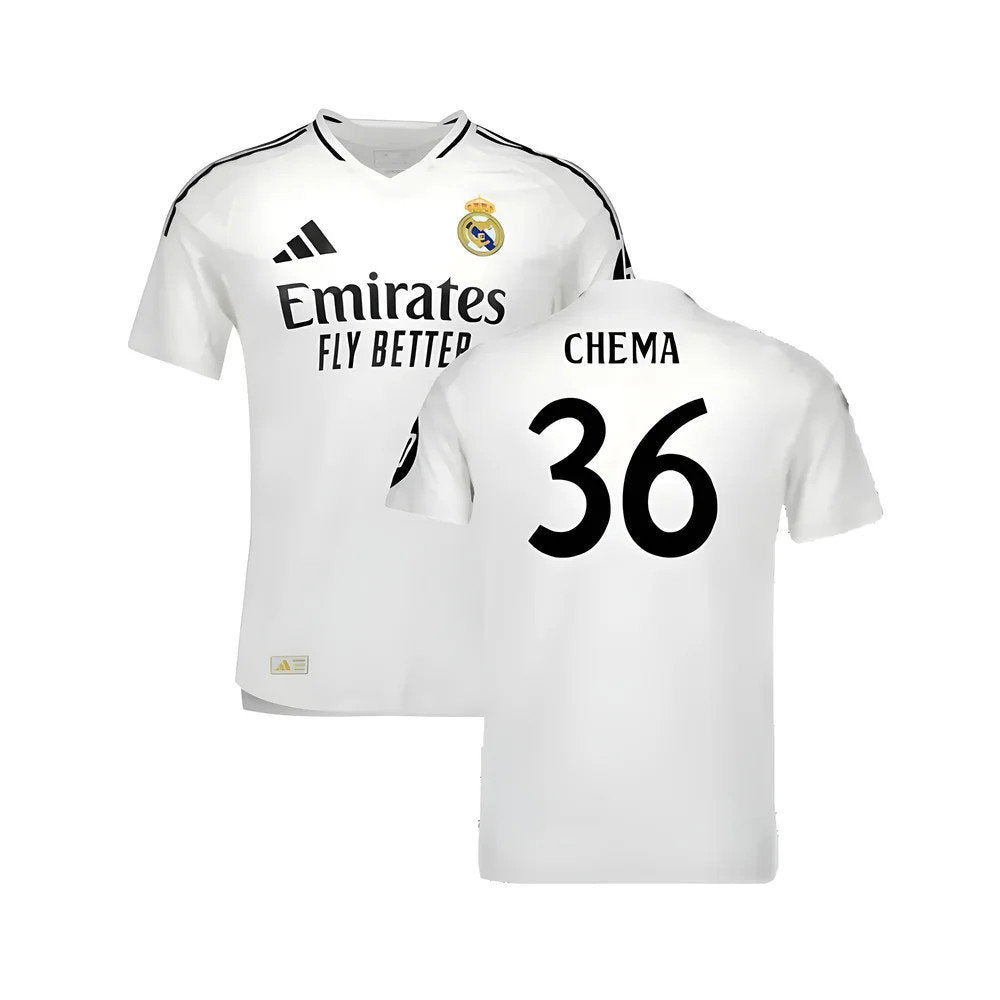2024-2025 Real Madrid Authentic Home Shirt (Chema 36)_0