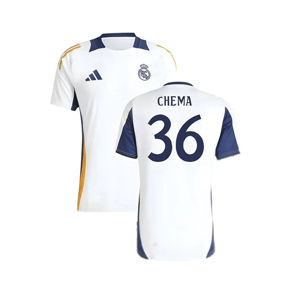2024-2025 Real Madrid Training Tee (White) (Chema 36)_0