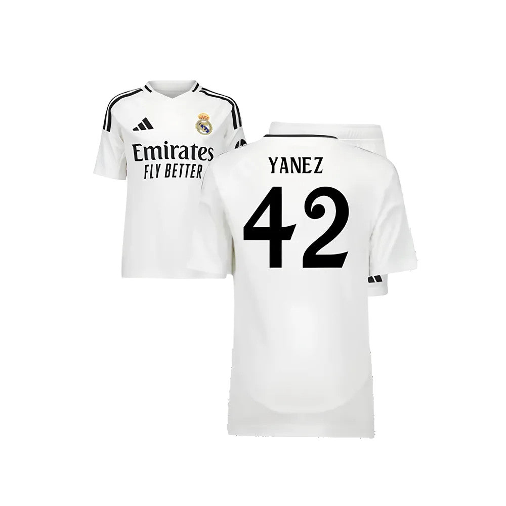 2024-2025 Real Madrid Home Youth Kit (Yanez 42)_0