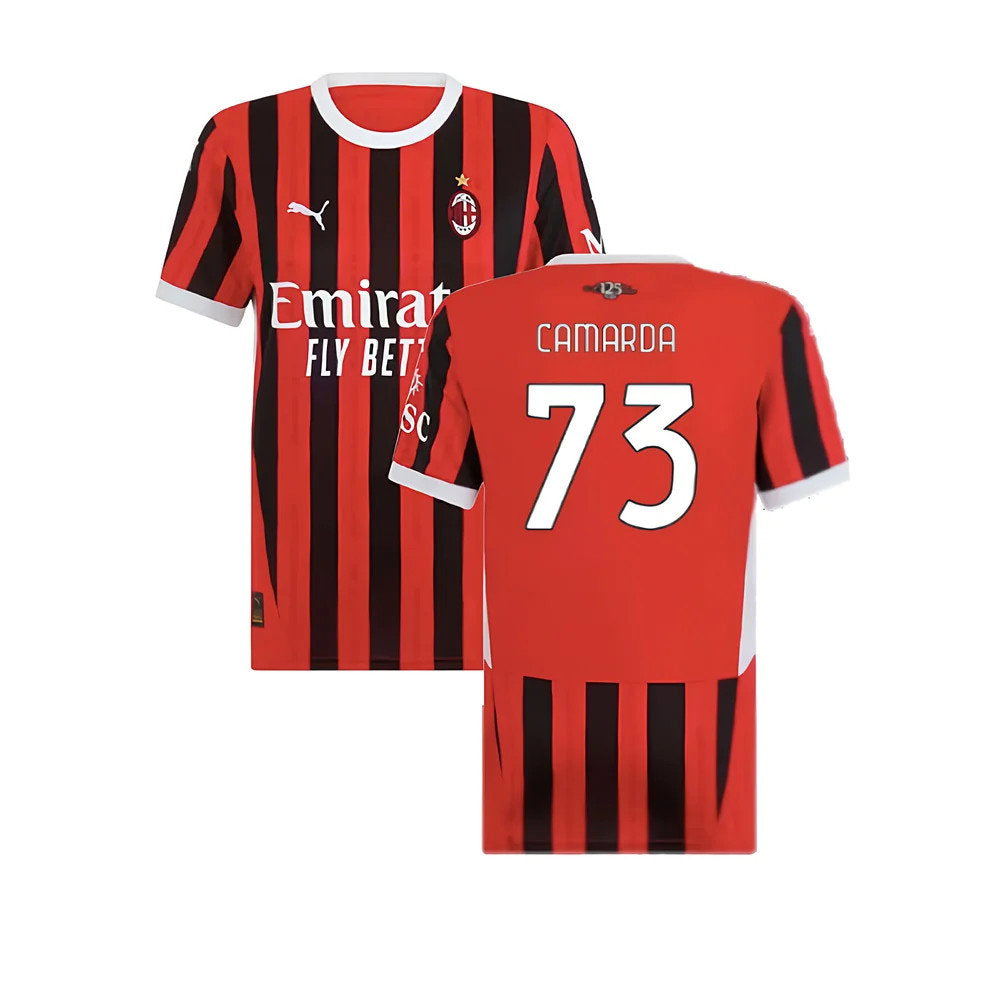 2024-2025 AC Milan Home Shirt (Womens) (Camarda 73)_0