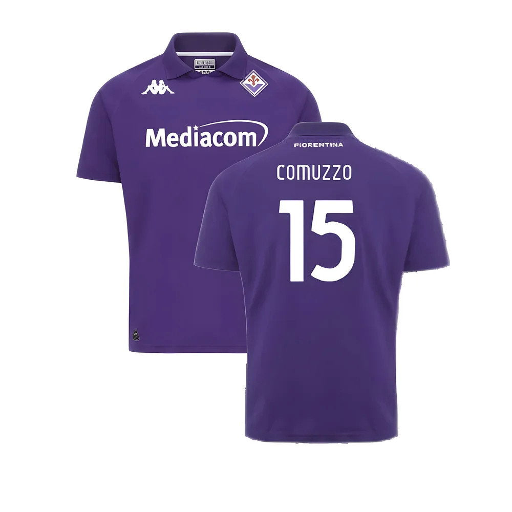2024-2025 Fiorentina Home Shirt (Comuzzo 15)_0