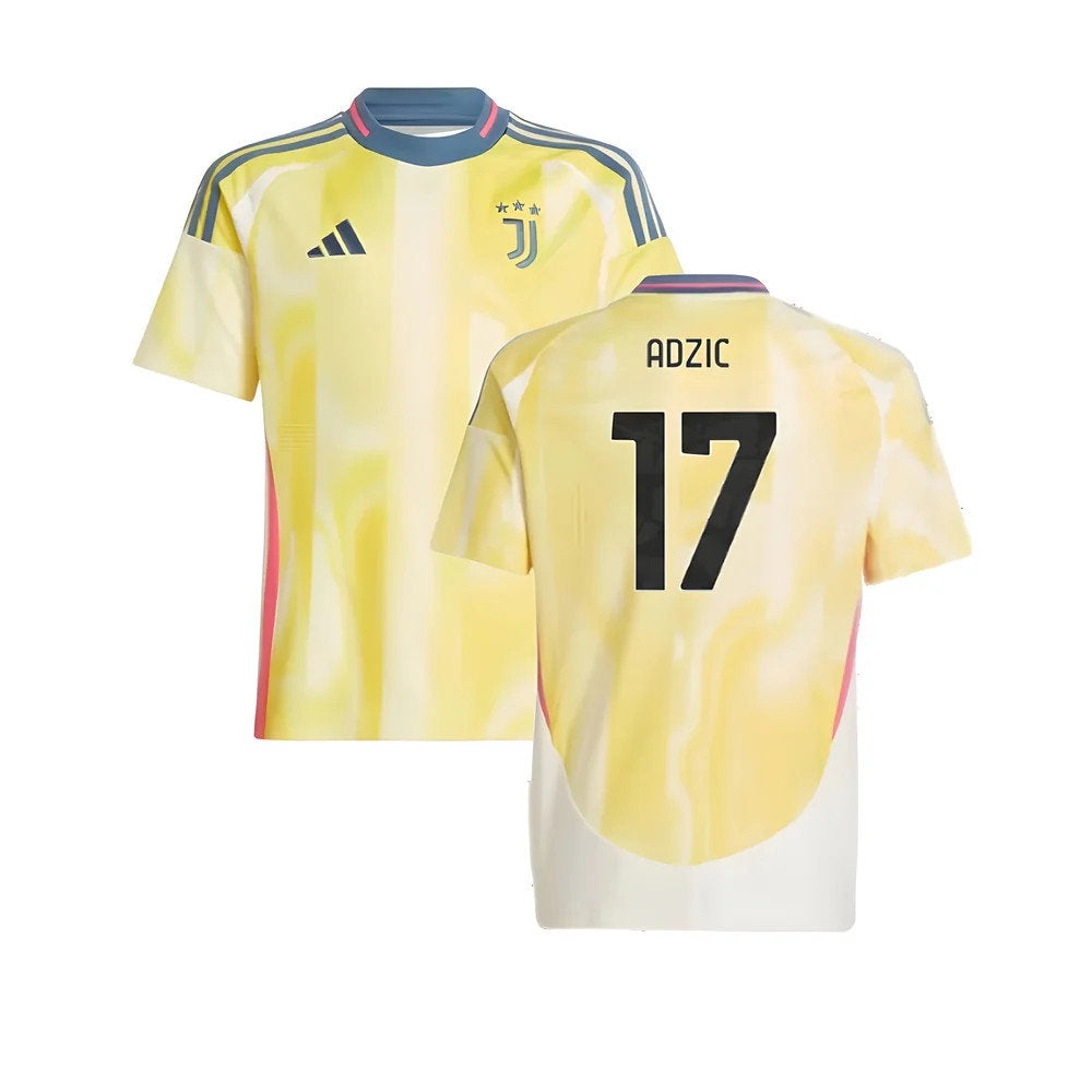 2024-2025 Juventus Away Shirt (Kids) (Adzic 17)_0
