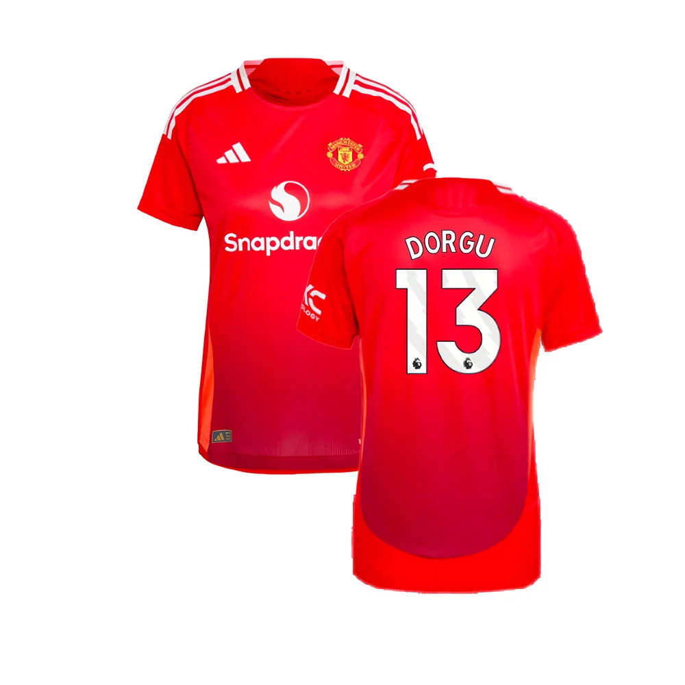 2024-2025 Man Utd Authentic Home Shirt (Womens) (Dorgu 13)_0