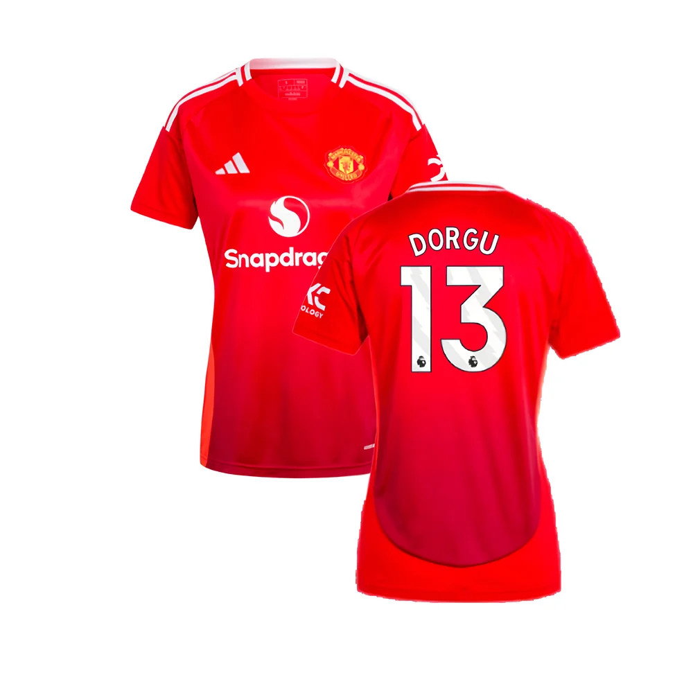 2024-2025 Man Utd Home Shirt (Womens) (Dorgu 13)_0