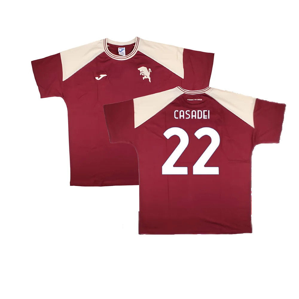 2024-2025 Torino Free Time T-Shirt (Burgundy) (Casadei 22)_0