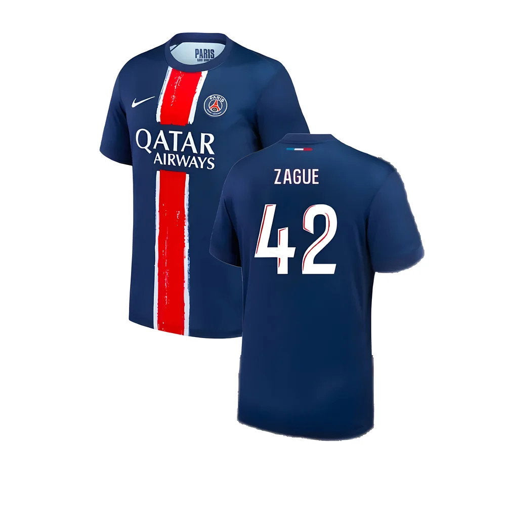 2024-2025 PSG Paris Saint Germain Home Shirt (Kids) (Zague 42)_0