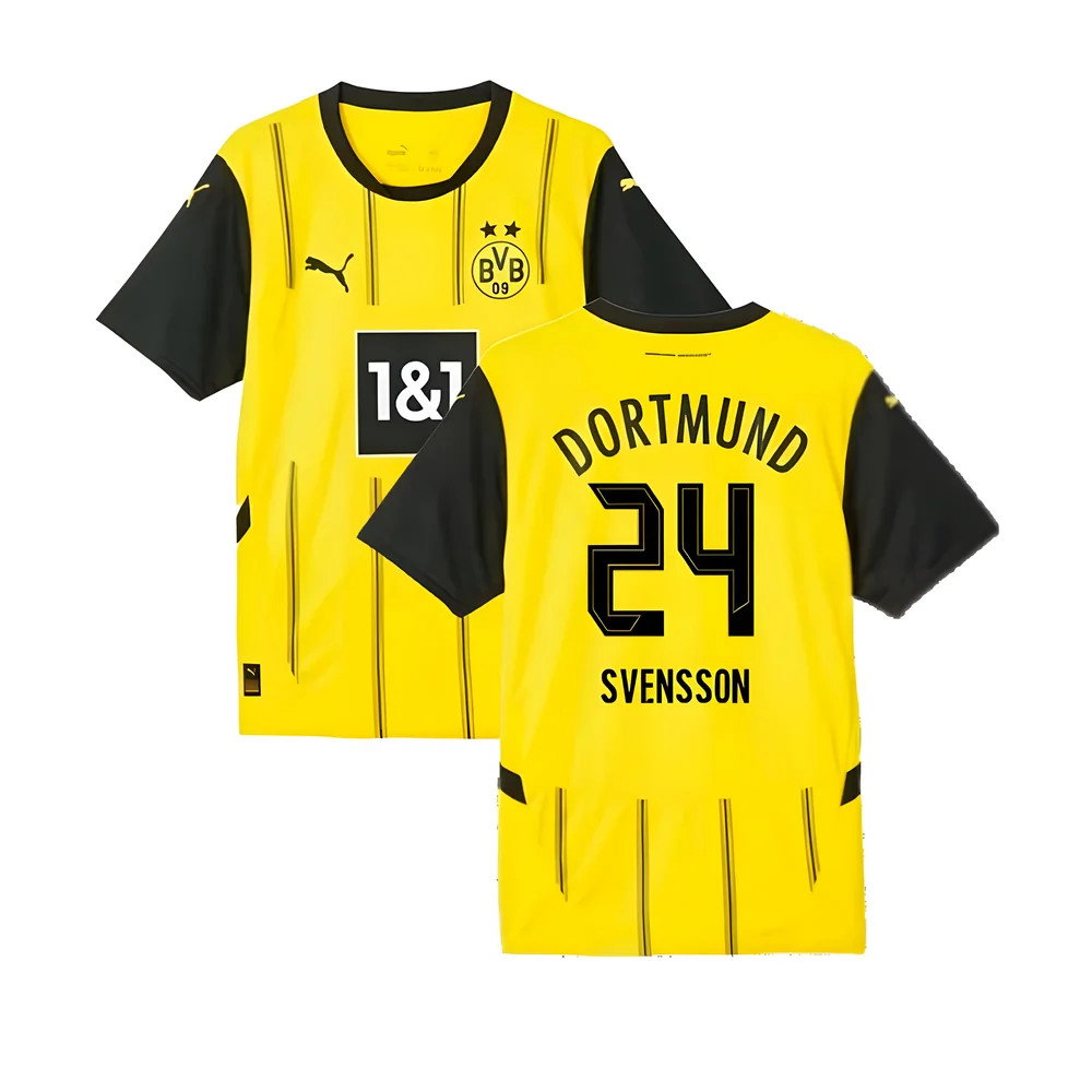 2024-2025 Borussia Dortmund Home Shirt (Svensson 24)_0