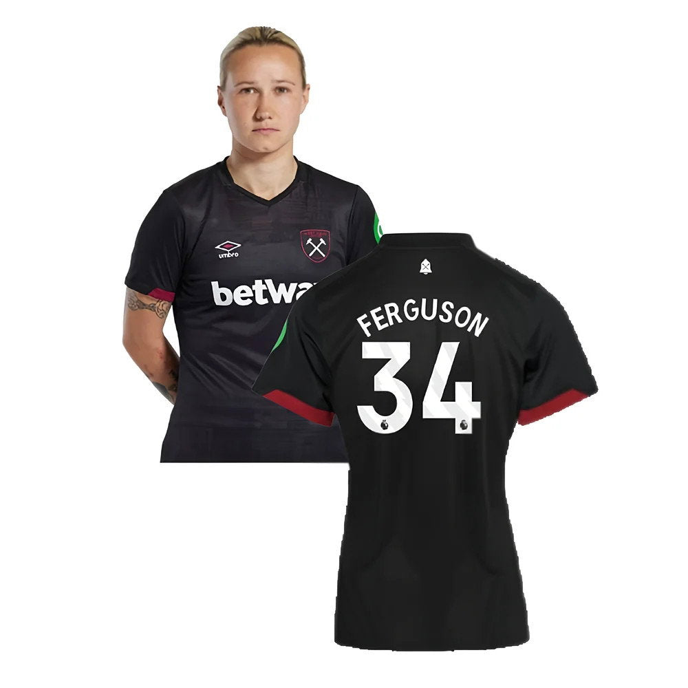 2024-2025 West Ham Away Shirt (Womens) (Ferguson 34)_0