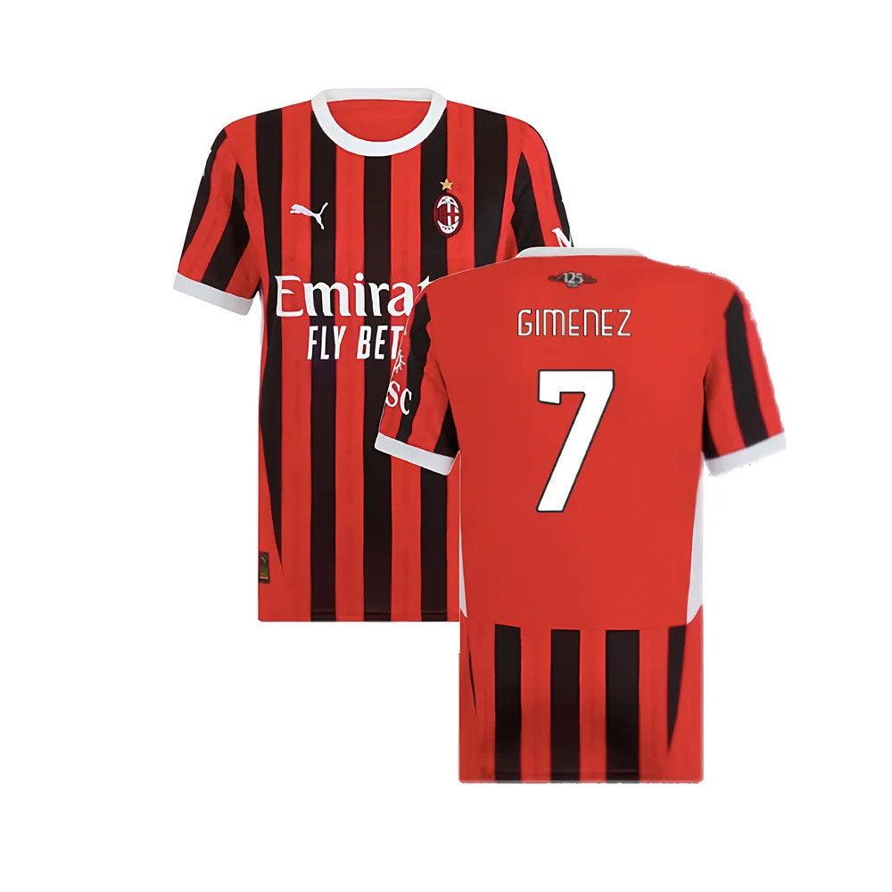 2024-2025 AC Milan Home Shirt (Womens) (Gimenez 7)_0