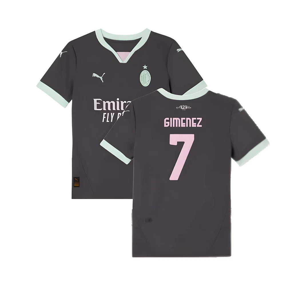 2024-2025 AC Milan Third Shirt (Kids) (Gimenez 7)_0
