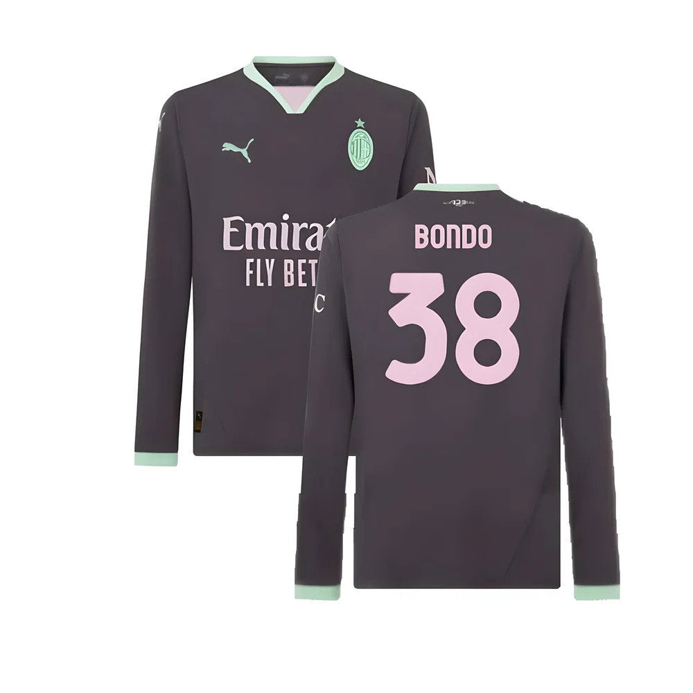 2024-2025 AC Milan Third Long Sleeve Shirt (Bondo 38)_0