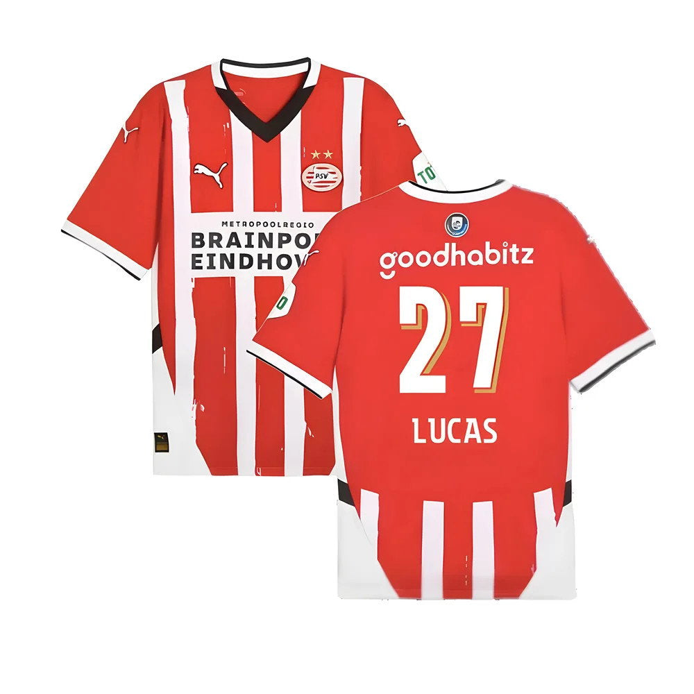 2024-2025 PSV Eindhoven Home Shirt (Lucas 27)_0