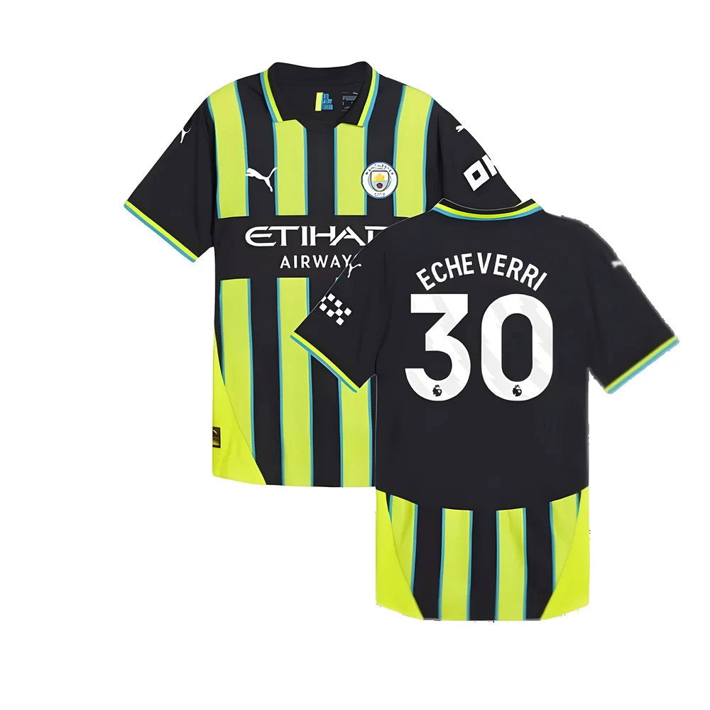 2024-2025 Man City Away Authentic Shirt (Echeverri 30)_0