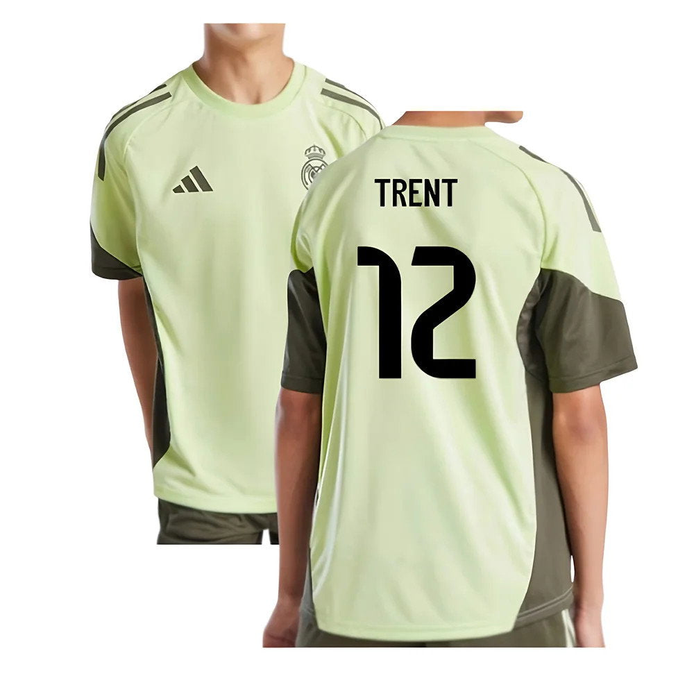 2025-2026 Real Madrid Training Jersey (Almost Lime) - Kids (Trent 12)_0
