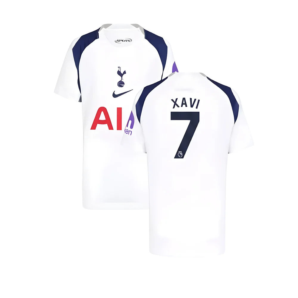 2025-2026 Tottenham Hotspur Home Shirt (Kids) (Xavi 7)_0