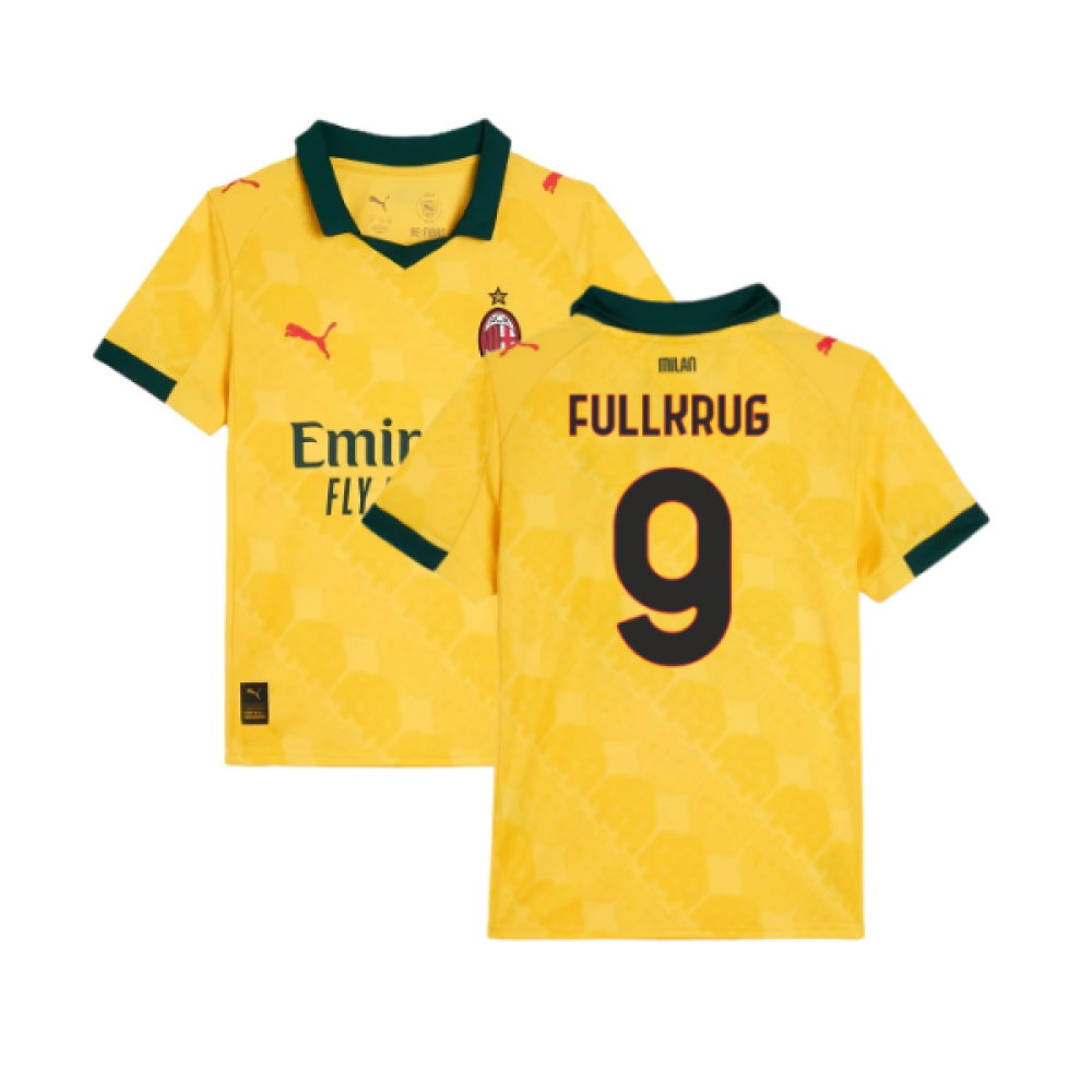 2025-2026 AC Milan Third Shirt (Kids) (Fullkrug 9)_0