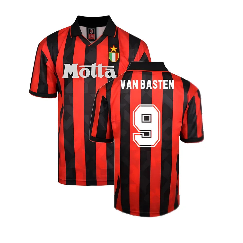 AC Milan 1994 Home Retro Shirt (VAN BASTEN 9)_0