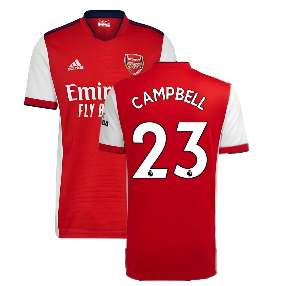Arsenal 2021-2022 Home Shirt (CAMPBELL 23)_0