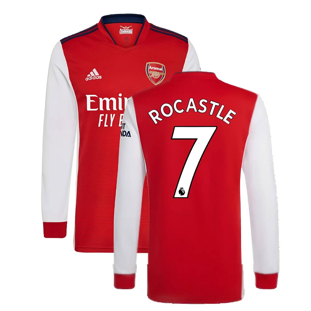 Arsenal 2021-2022 Long Sleeve Home Shirt (ROCASTLE 7)_0