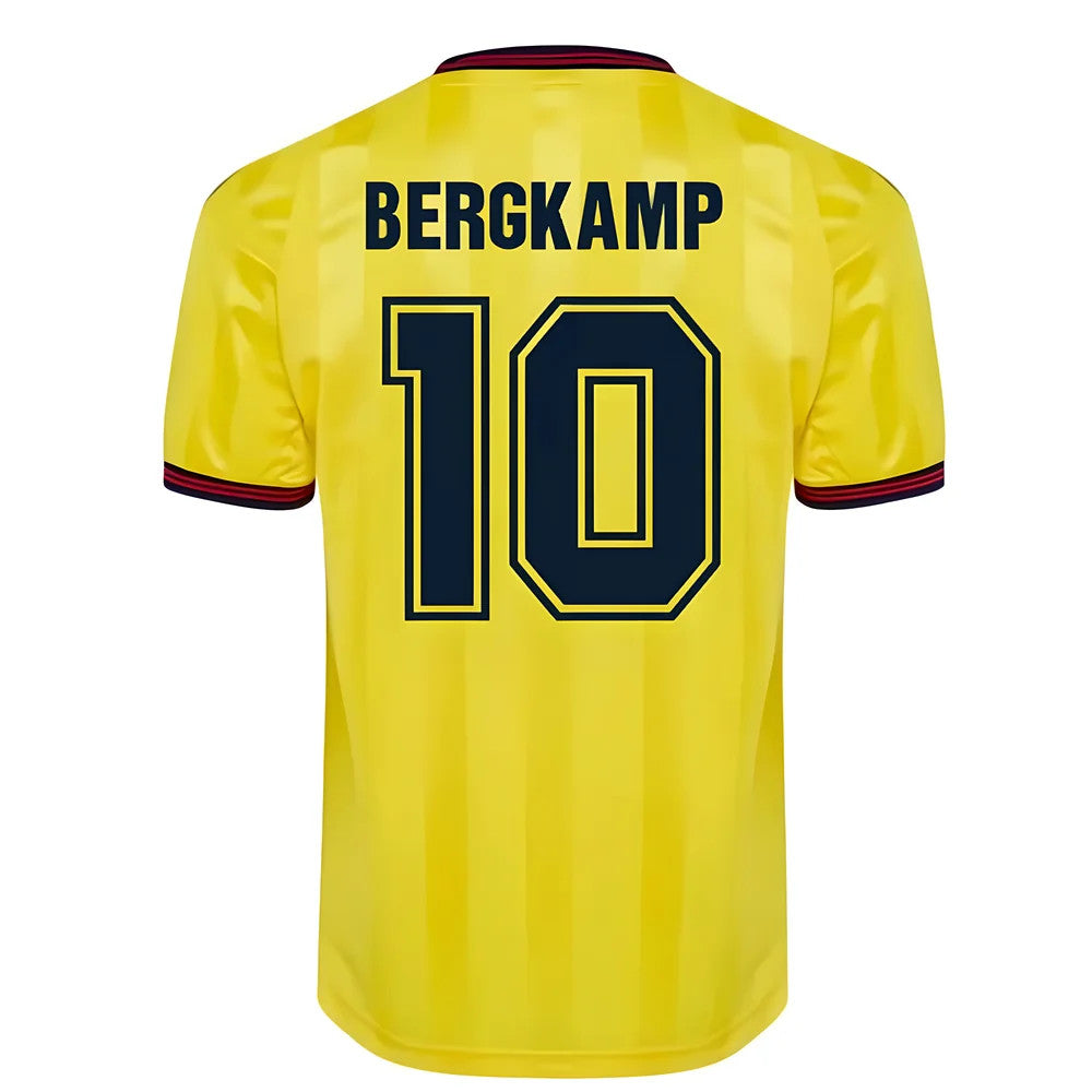 Score Draw Arsenal 1985 Centenary Away Shirt (BERGKAMP 10)_0