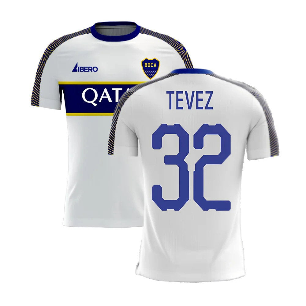 Boca Juniors 2025-2026 Away Concept Football Kit (Libero) (TEVEZ 32)_0