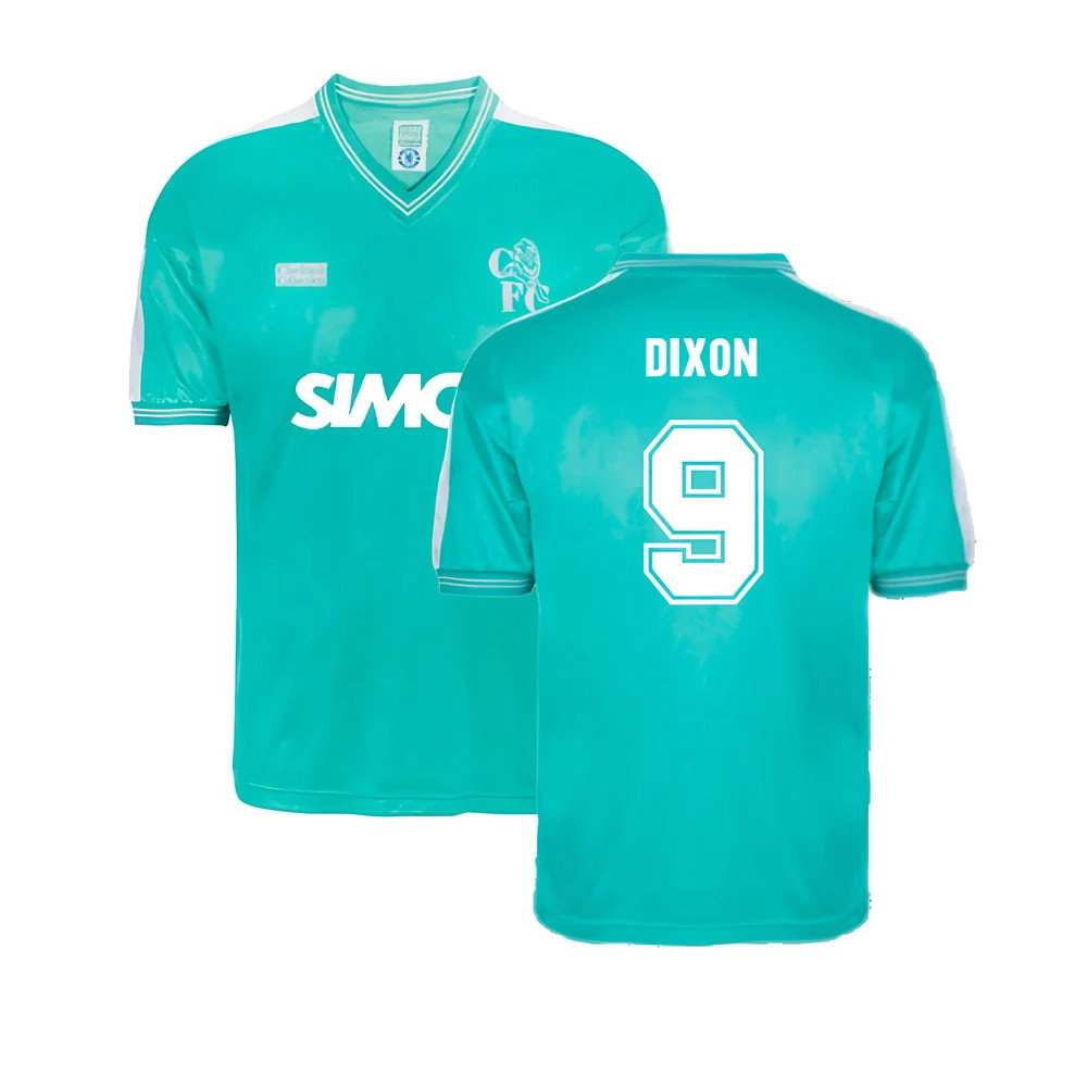 Chelsea 1987 Away Retro Football Shirt (Dixon 9)_0