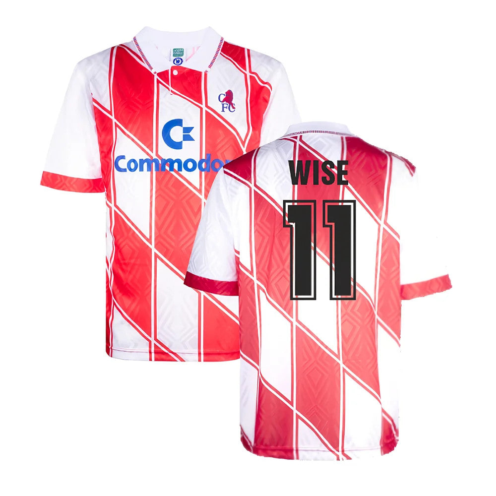 Chelsea 1990 Away Retro Football Shirt (Wise 11)_0