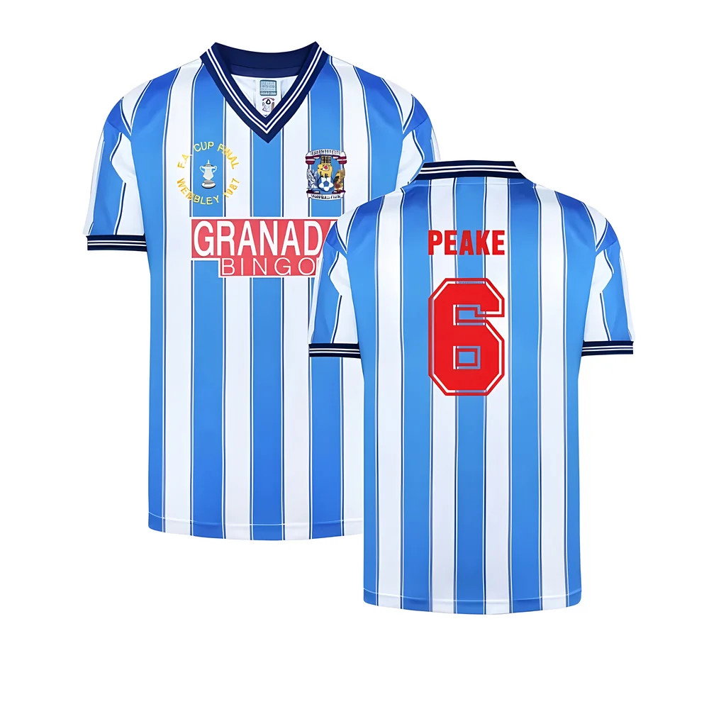 Coventry 1987 FA Cup Final Retro Shirt (Peake 6)_0