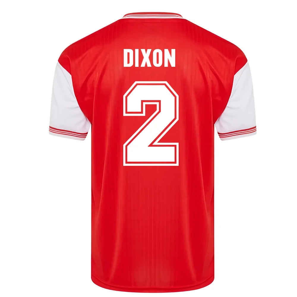 Score Draw Arsenal 1985 Centenary Retro Football Shirt (DIXON 2)_0