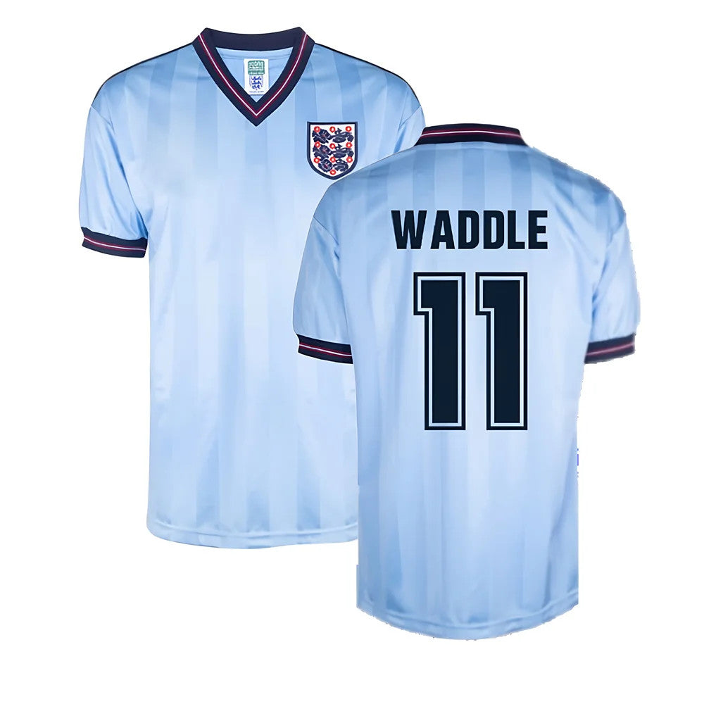 England 1986 World Cup Finals Third Shirt (Waddle 11)_0