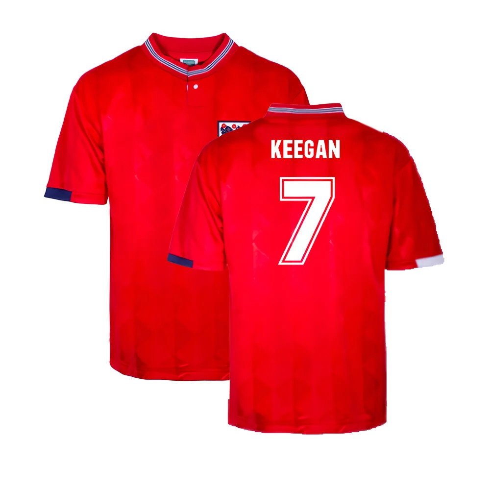 England 1989 Away Retro Shirt (Keegan 7)_0