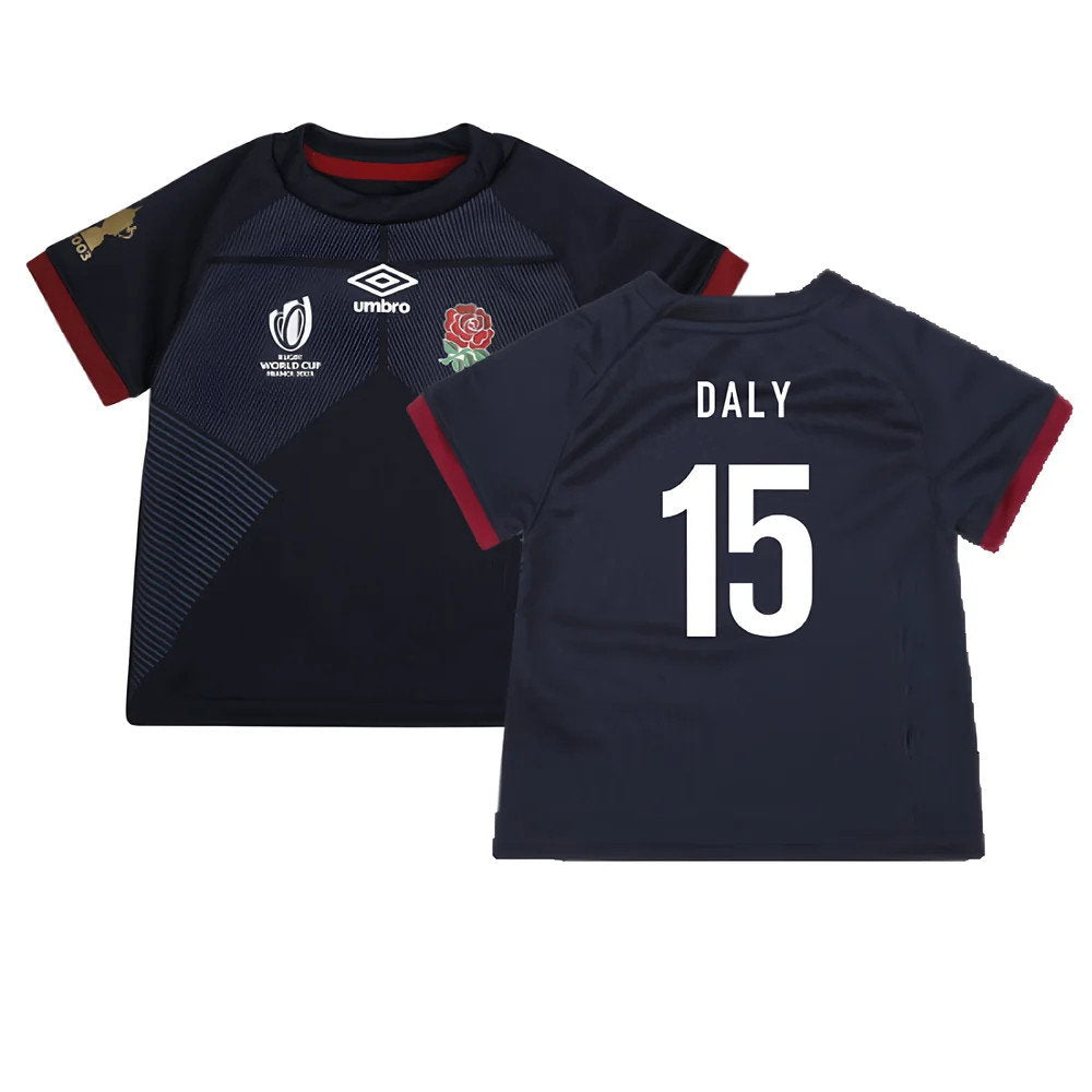 England RWC 2023 Alternate Replica Rugby Baby Shirt (Daly 15)_0