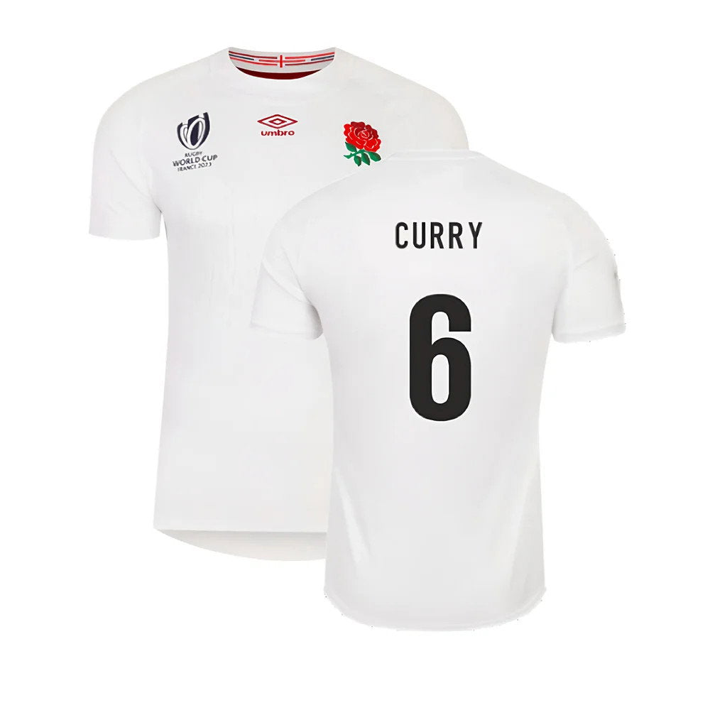 England RWC 2023 Home Pro Rugby Jersey (Curry 6)_0