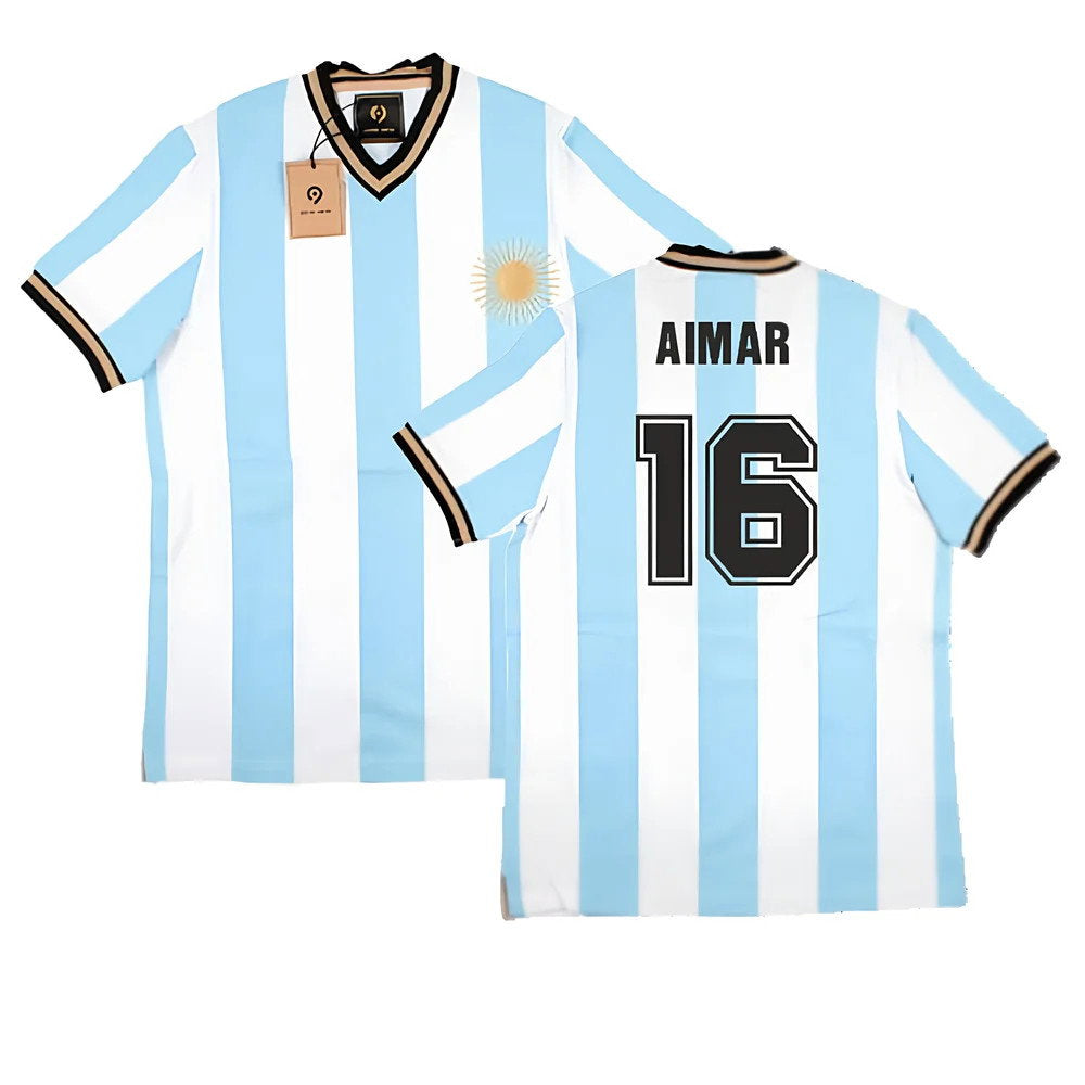 False Nein Argentina Home Vintage Shirt (AIMAR 16)_0