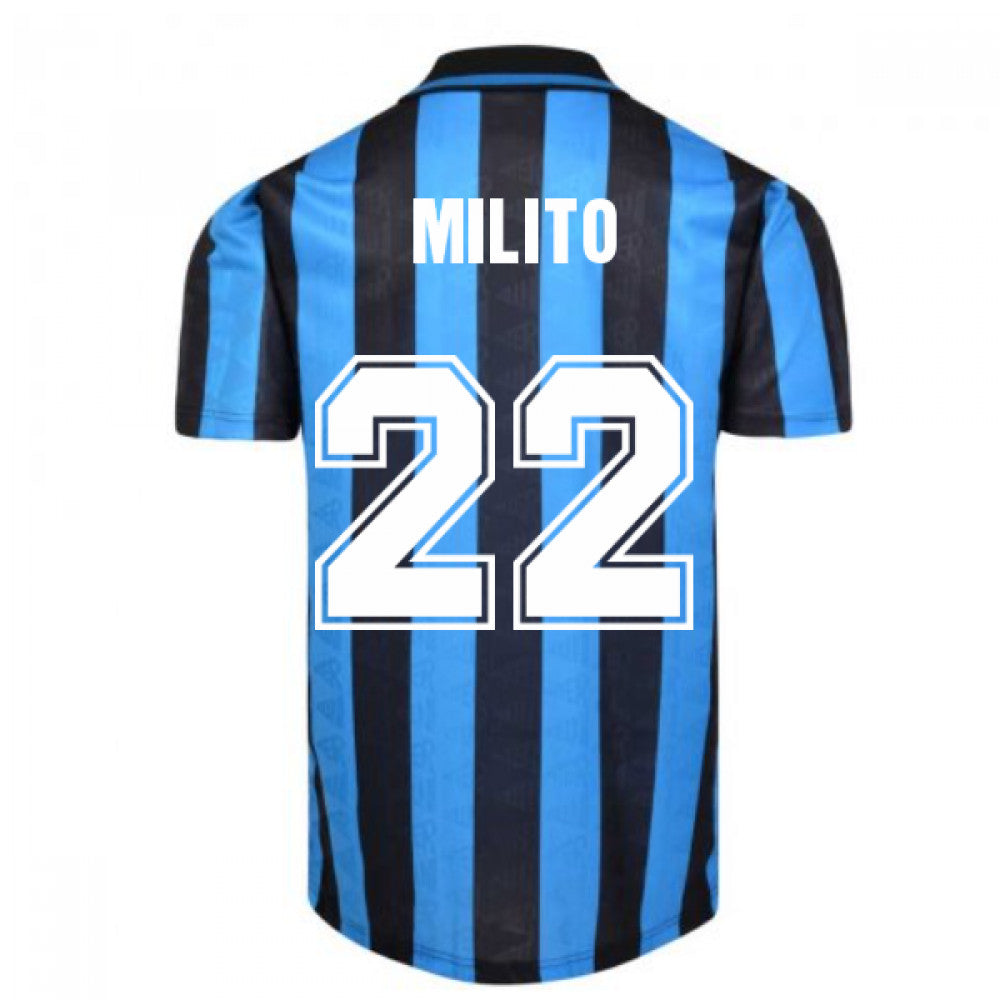 Internazionale 1992 Home Shirt (MILITO 22)_0