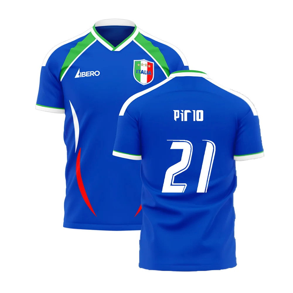 Italy 2006 Style Home Concept Shirt (Libero) (PIRLO 21)_0