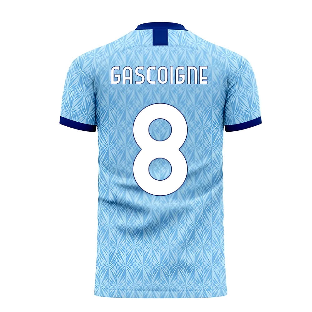 Lazio 1990s Home Retro Concept Kit (Libero) (Gascoigne 8) - Kids_0