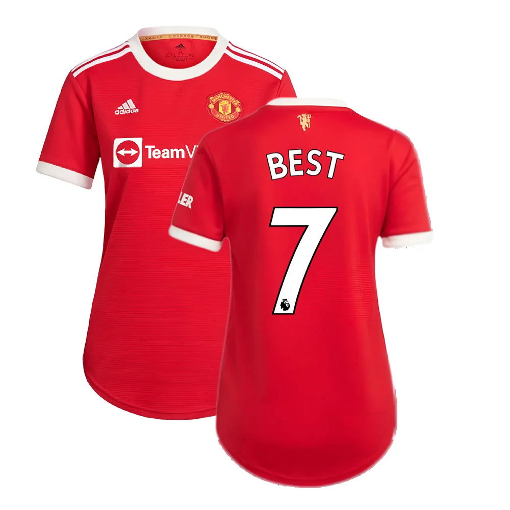 Man Utd 2021-2022 Home Shirt (Ladies) (BEST 7)_0