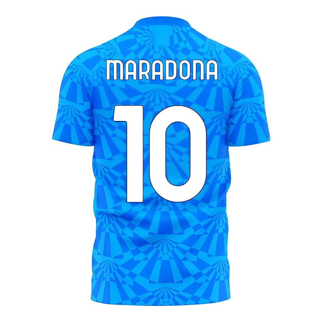 Napoli 1990s Home Concept Football Kit (Libero) (MARADONA 10)_0