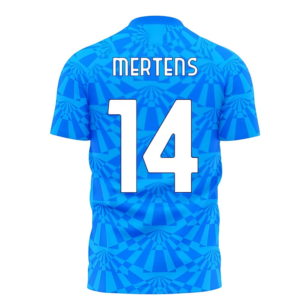 Napoli 1990s Home Concept Football Kit (Libero) (MERTENS 14) - Adult Long Sleeve_0
