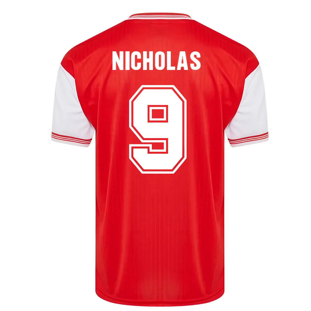Score Draw Arsenal 1985 Centenary Retro Football Shirt (Nicholas 9)_0