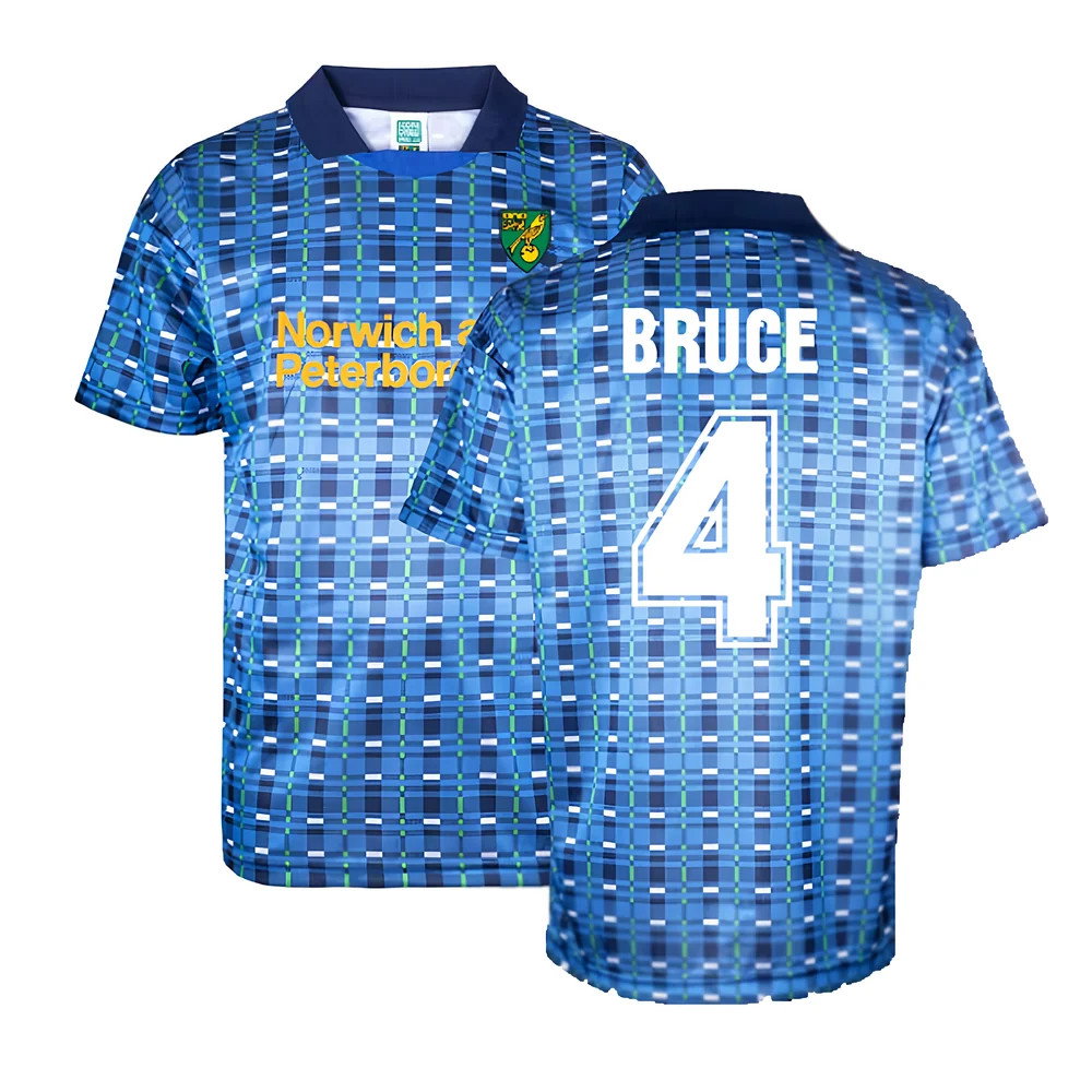 Norwich 1994 Away Retro Football Shirt (Bruce 4)_0
