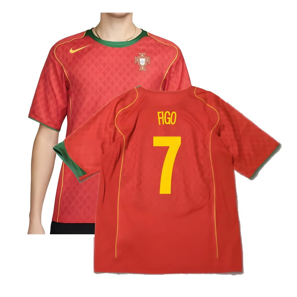 Portugal 2004 Reissue Home Shirt (Figo 7)_0